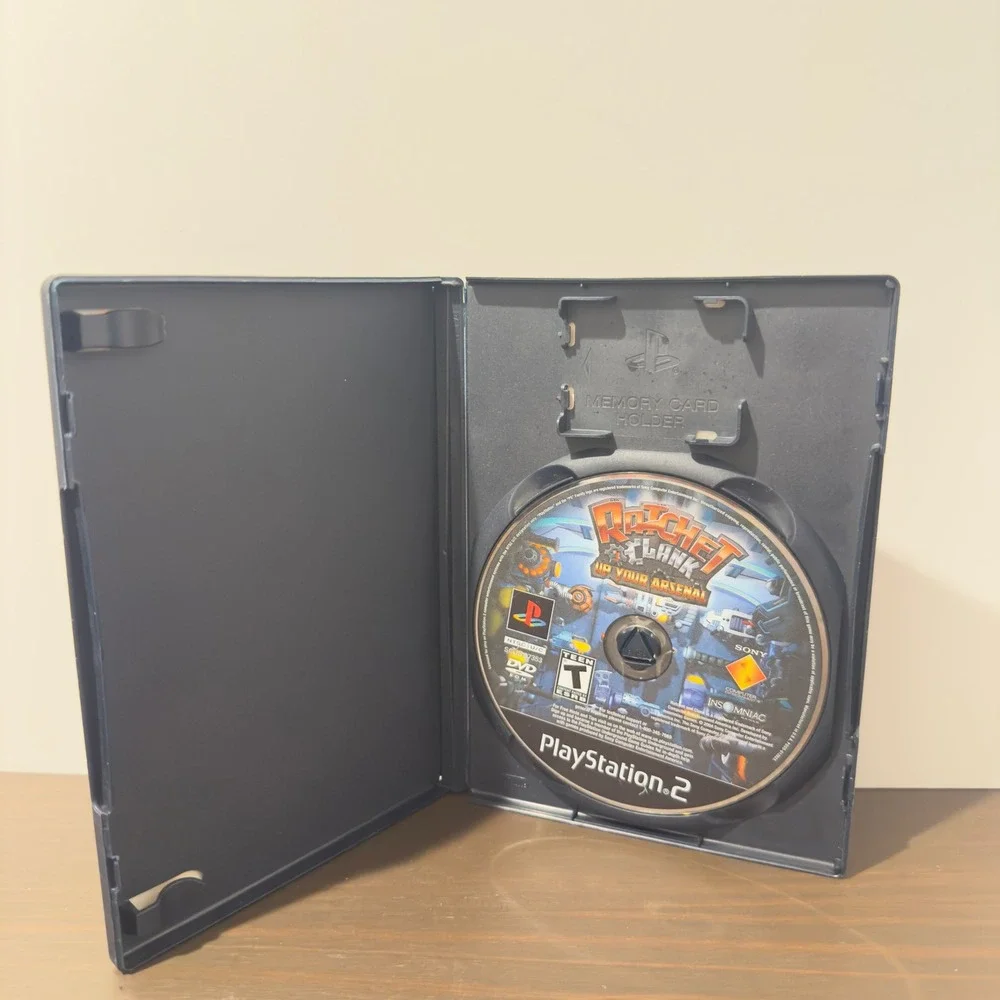 PS2 Ratchet & Clank Up Your Arsenal Video Game Sony PlayStation 2 2004 Insomniac
